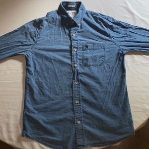 Blue Button Up
